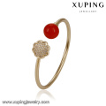 51714- Xuping Jewelry Elegant Pearl Brazalete para mujer con oro 18K plateado